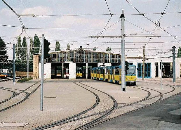 Abstellhalle Blick nach Norden 