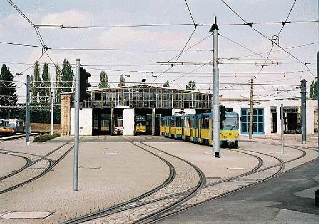 Abstellhalle Blick nach Norden