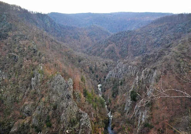 Blick von der Roßtrappe ins Bodetal