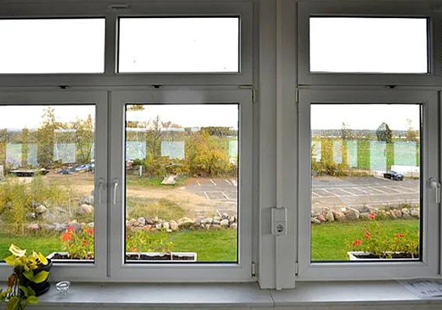 Blick auf den Parkplatz