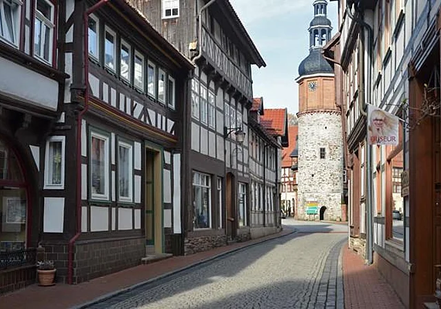 Niedergasse, Blick zum Saigertrum nach Nordwest