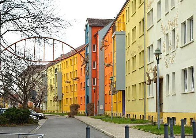 Grüne Straße, Pop-Art-Viertel