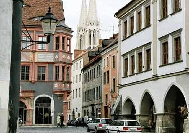 Untermarkt Görlitz, Blick Richtung Nordosten, Ratsapotheke