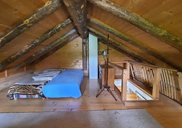 Blockhütte innen