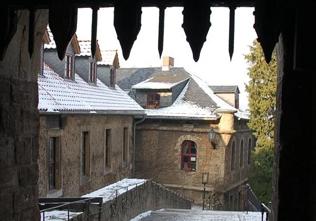 Schloss Wernigerode, Tordurchfahrt, Blick nach Nordwest