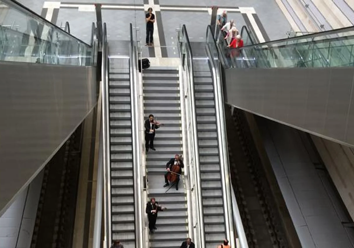 Dreh im Leipziger Hauptbahnhof