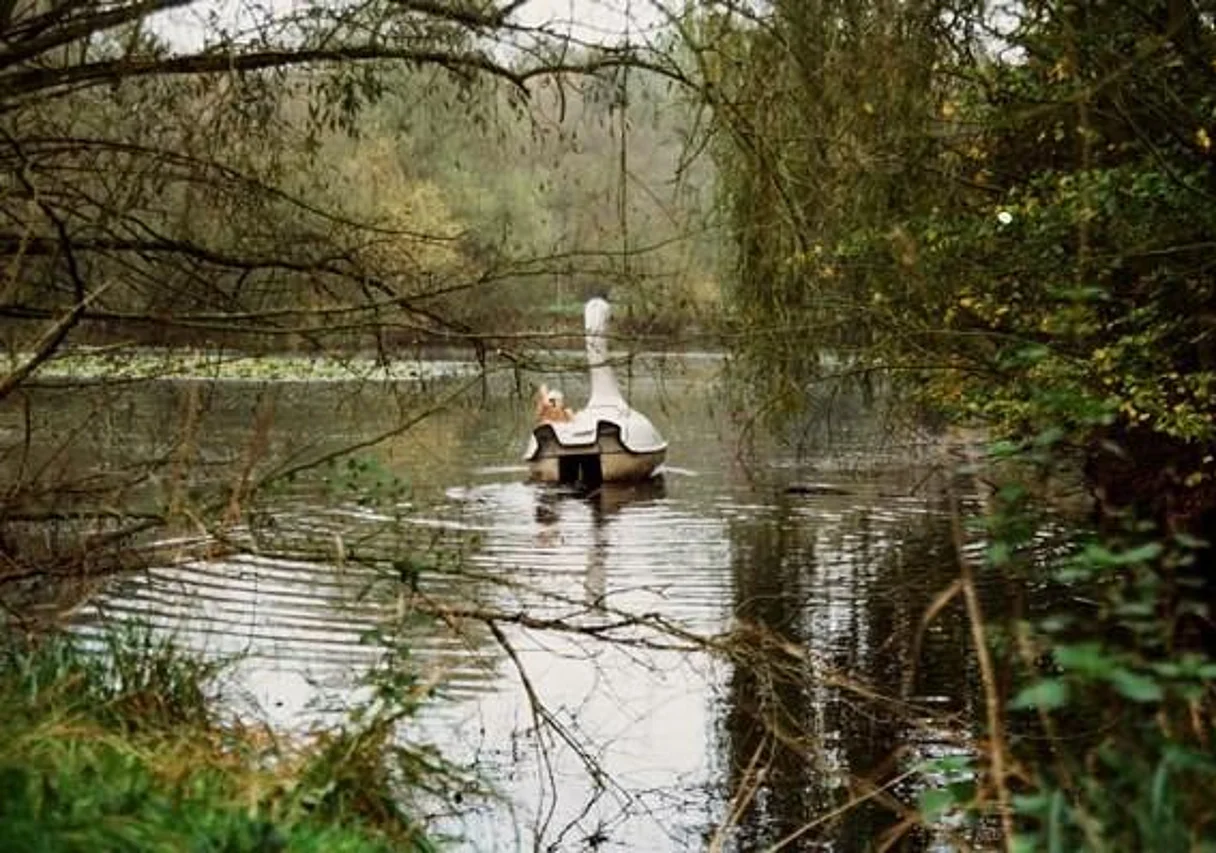 Erika Krämer auf dem Hakenteich in Leipzig