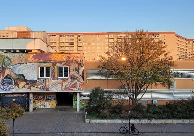Vilnius-Passage Blick aus Garage