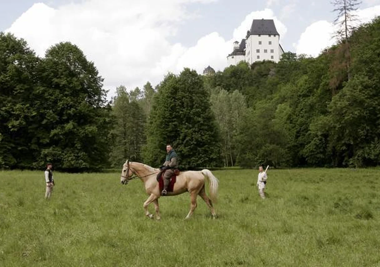 bei Schloß Burgk
