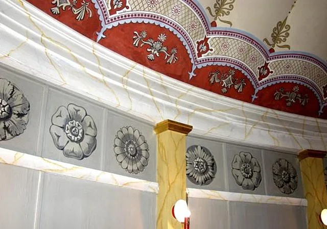 Theatersaal, Detail der Ausstattung