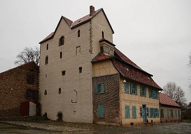 Turmansicht und Herrenhaus, Westen