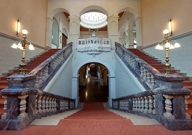 Ständehaus Merseburg, Treppenhaus