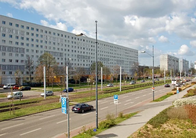 Blick auf die Magistrale