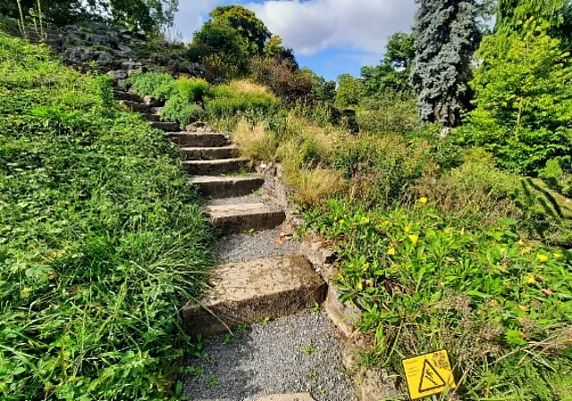 Alpine Gärten Treppe