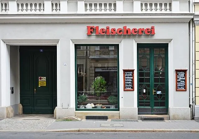 Fleischerei Büchner Görlitz, Außenansicht, Bismarckstraße