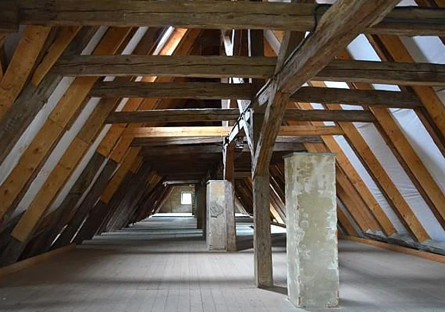 Altes Jagdschloss Wermsdorf, Dachboden