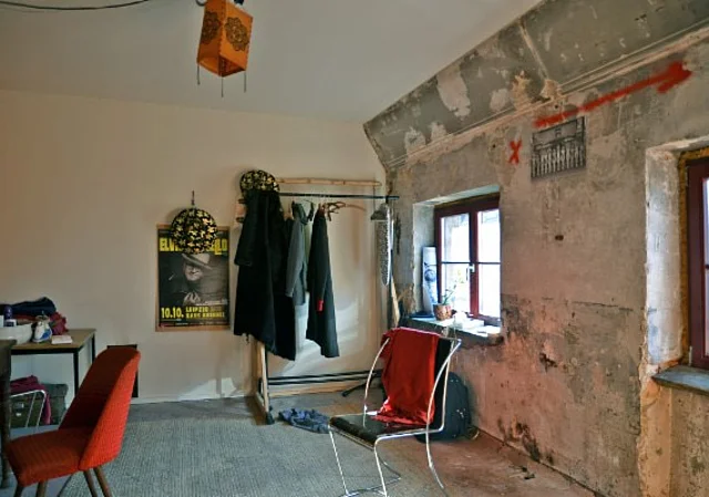 Westflügel Leipzig, Künstlergarderobe