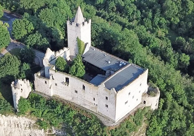 Rudelsburg, Luftbild