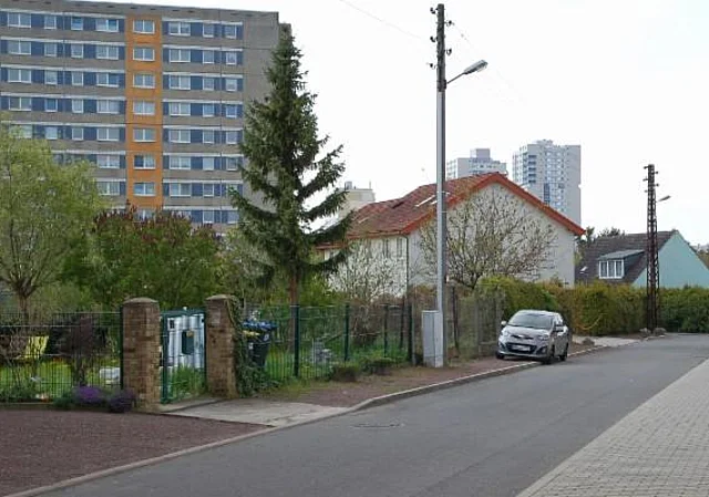 Rudolf-Claus-Straße, Blick nach Südwest