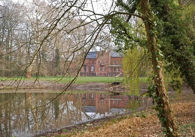 Rittergut Wittenmoor, Herrenhaus Gartenseite