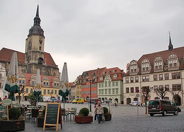 Naumburg, Markt und Wenzelskirche 