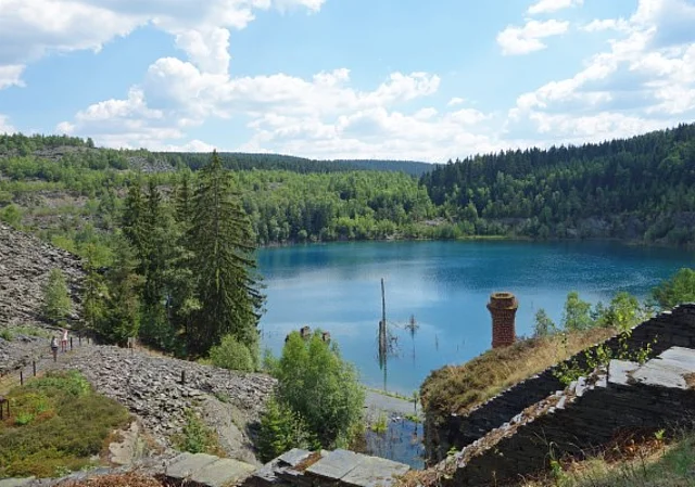 Blick vom Aufstieg zum Schiefersee