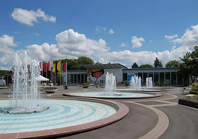 Wasserspiele am Festplatz
