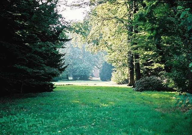 Blick vom Rundweg zum Schloss