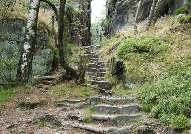 Aufstieg zum Nonnenfelsen