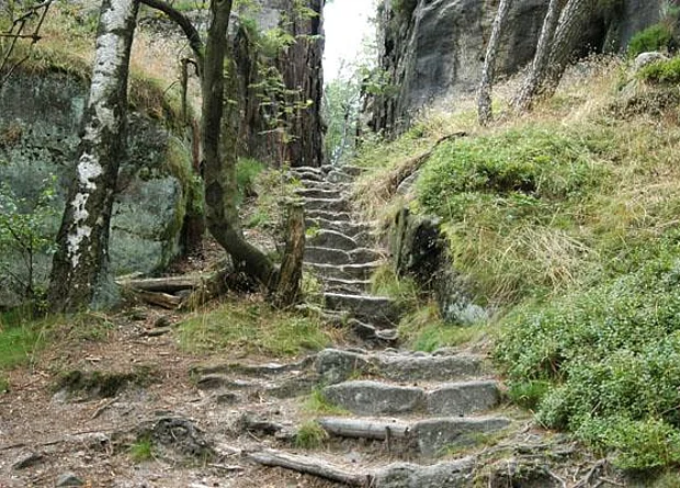 Aufstieg zum Nonnenfelsen 