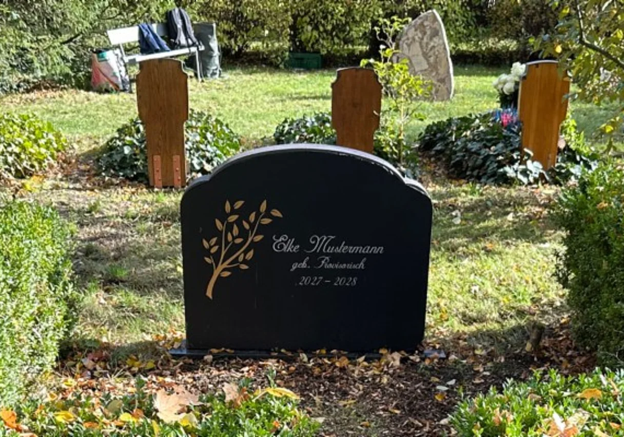 am Set auf dem Parkfriedhof Plagwitz in Leipzig