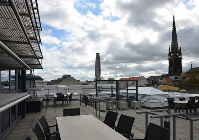 Verlagsgebäude der LVZ, Dachterrasse
