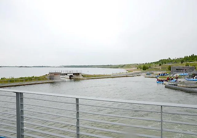 Kanupark am Markkleeberger See, Zielbecken
