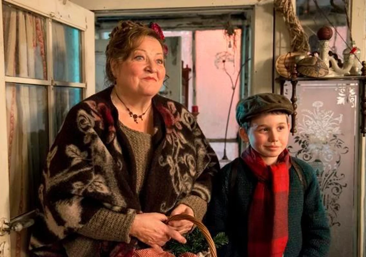 Marianne Sägebrecht und Finley Antes im Studiopark KinderMedienZentrum Erfurt
