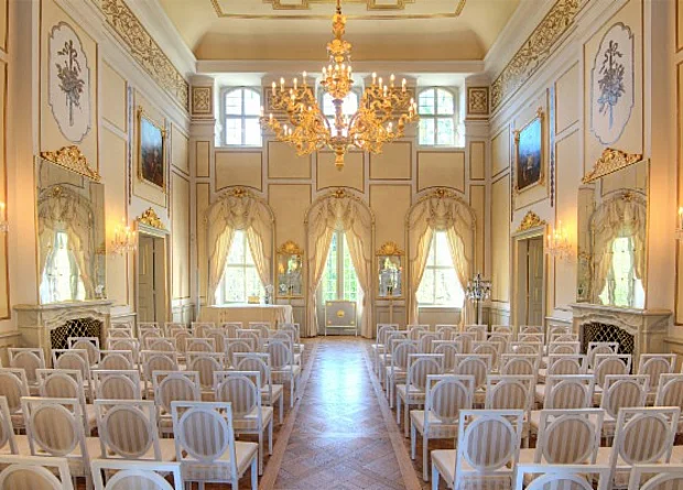 Barockschloss Rammenau, Spiegelsaal 