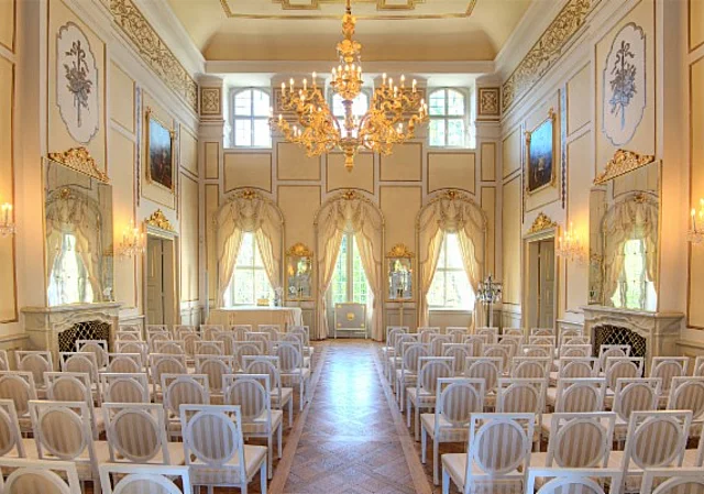 Barockschloss Rammenau, Spiegelsaal
