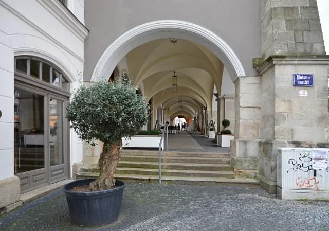 Historische Altstadt Görlitz, Untermarkt, Laubengang
