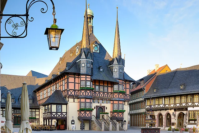 Wernigerode, Rathaus und Marktplatz