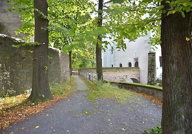 Weg zur Sandsteinbrücke Ost