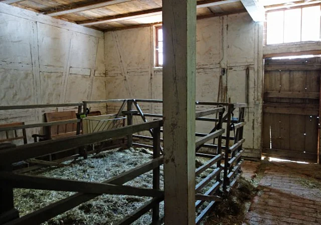 Stall im Fachwerkhaus aus Eicha
