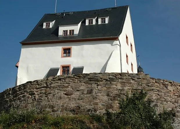 Kornhaus und Schlossmauer, Westen 