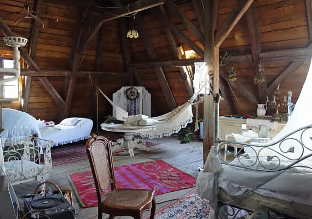 Herrenhaus Ferienwohnung Dachboden