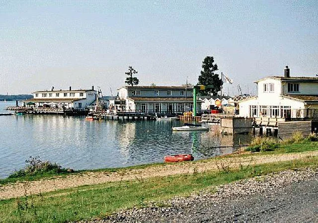 Cospudener See, Oststrand, Hafen