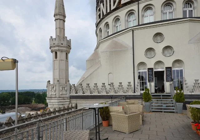 Yenidze Dresden, Dachterrasse, Südwestseite