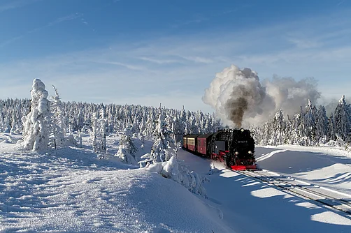 Brockenbahn im Winter Brockenbahn im Winter
