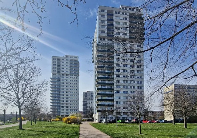 Unstrutstraße nach Westen