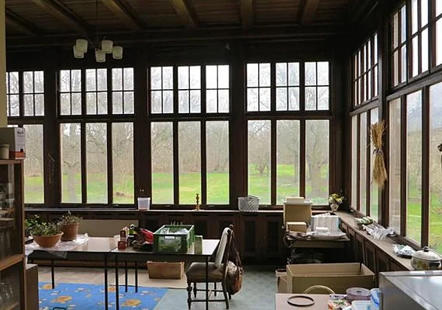 Rittergut Etzdorf, Wintergarten, derzeit in Sanierung