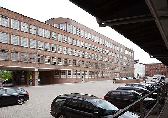 Hof, Ausfahrt zur Industriestraße