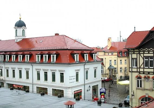 Blick vom Dach des Parkhotels über Bautzner Landstraße