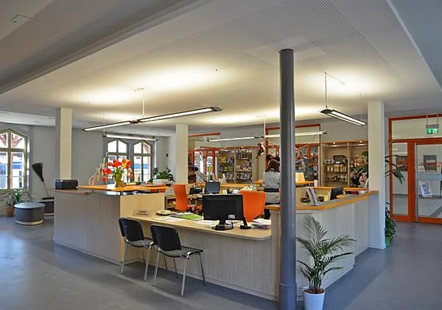Touristeninformation im Erdgeschoss